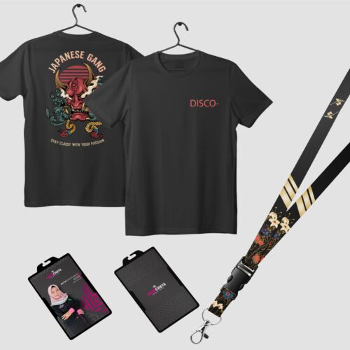Bundling Kaos & Lanyard ID Card Custom