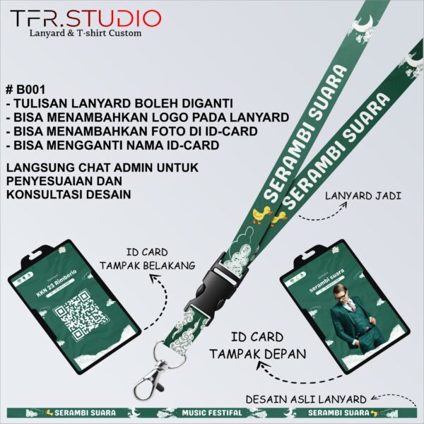 Bl1 Bundling Lanyard & ID Card Custom